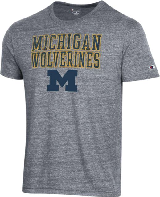 Michigan Wolverines Tri-Blend Short Sleeve T-Shirt