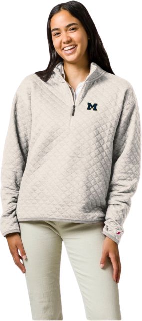 Michigan Wolverines Women's Quilted 1/4 Zip