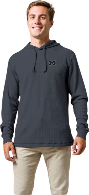 WAFFLE PULLOVER HO/SPNVY/SM/.