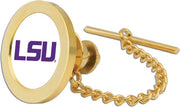 LSU Tigers CSI Goldtie Tack/Lapel Pin Gift Boxed With Colored Medallion