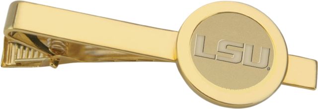 LSU Tigers Gold Bar Tie Bar 2