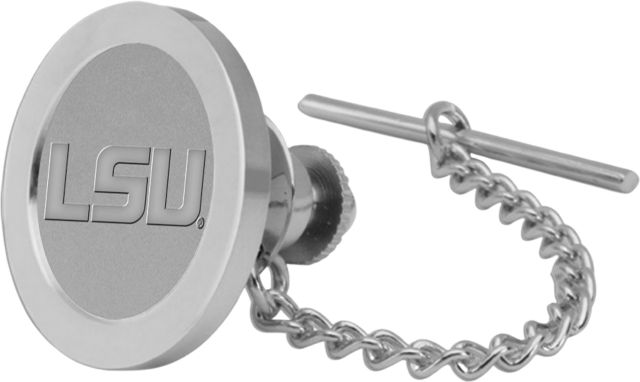 LSU Tigers Silver Tie Tack/Lapel Pin