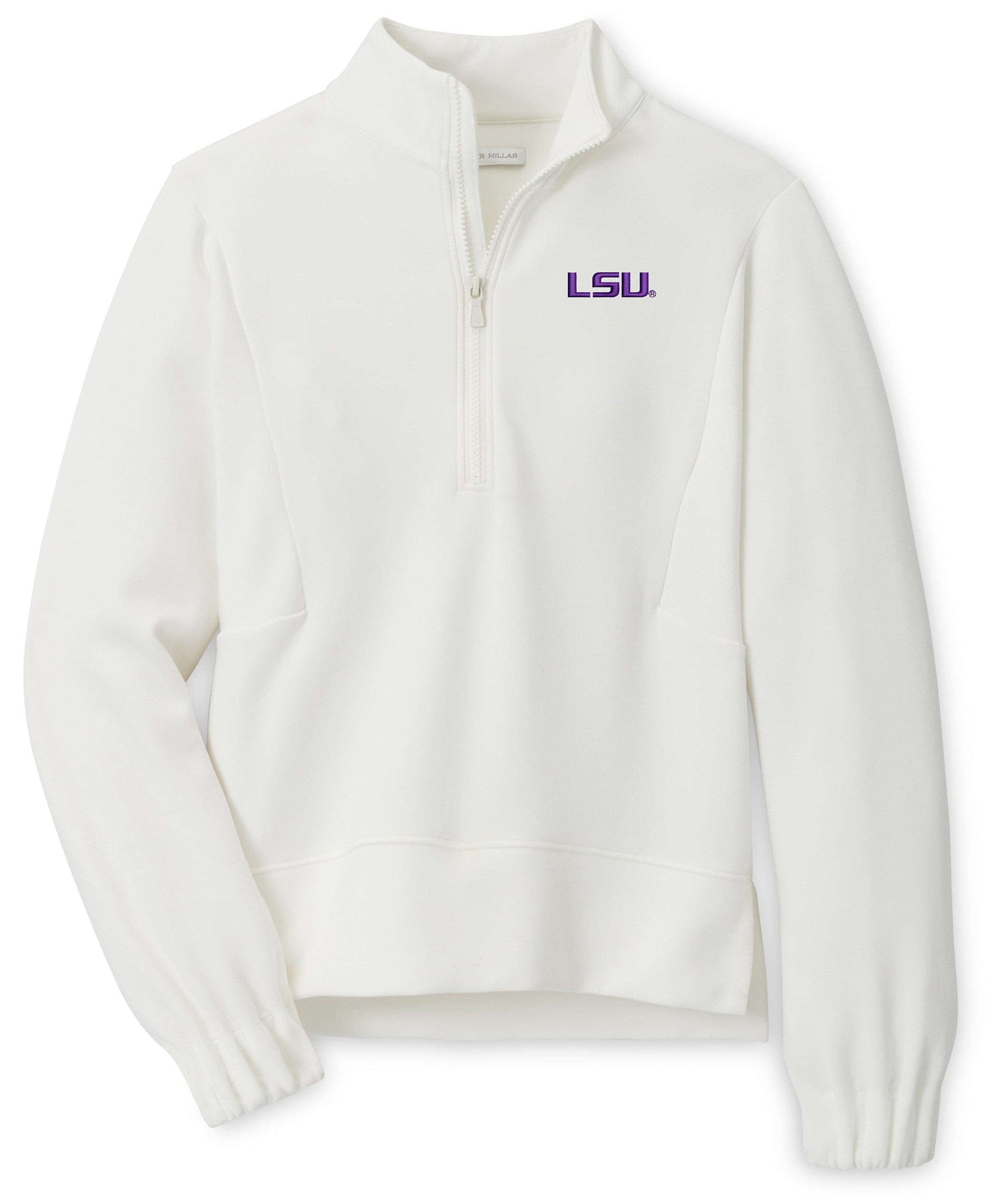 LSU Tigers Peter Millar Women's Flora Half-Zip Pullover