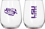 LSU Tigers 16oz Gameday Curved Beverage Glass