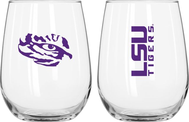 LSU Tigers 16oz Gameday Curved Beverage Glass