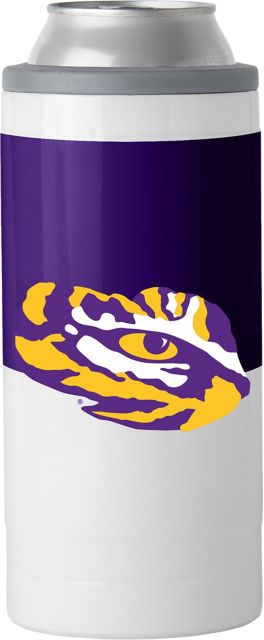 LSU Tigers 12oz Colorblock Slim Can Coolie