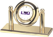 LSU Tigers CSI Arcade Desk Clock With Colored Medallian