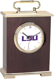 LSU Tigers CSI Le Grande Carriage Clock With Colored Medallion