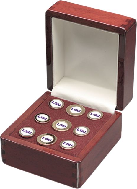 LSU Tigers CSI Blazer Buttons With Color Medallions