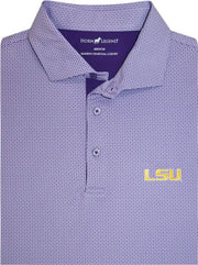 LSU Tigers Checkers Polo