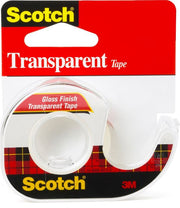 Tape 144 Transparent W/Dispenser 1/2X450