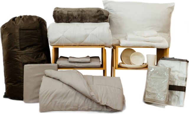 Deluxe 17pc Bedding Bundle in Grey, Twin XL, includes Bonus Kitchenware Set,  IN-STORE PICKUP ON FALL MOVE-IN DAY