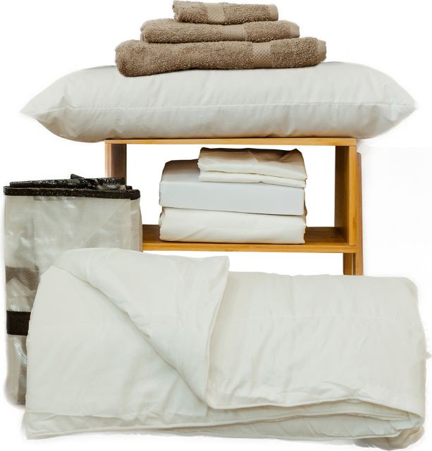 Essential 12 Piece Bedding Bundle in White, Twin XL , IN-STORE PICKUP ON FALL MOVE-IN DAY