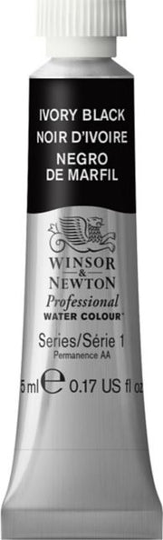 Professional Watercolor 5mL Ivory Black