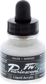 PEARLESCENT INK  1 OZ WHITE PEARL