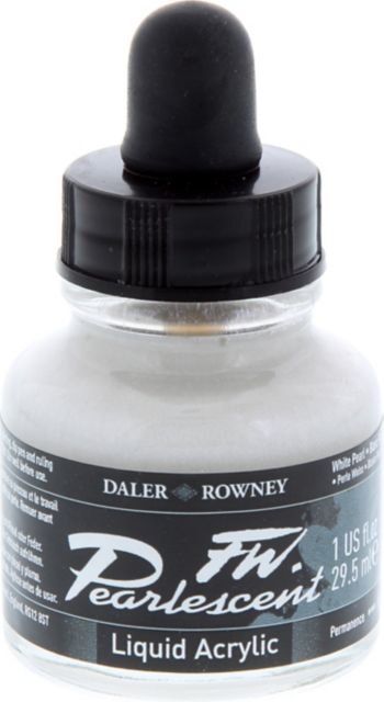 PEARLESCENT INK  1 OZ WHITE PEARL