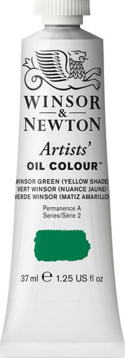 ARTIST OIL COLOR 37ML WINSOR GREEN YELLOW SHADE