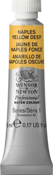 Professional Watercolor 5mL Naples Yellow Deep