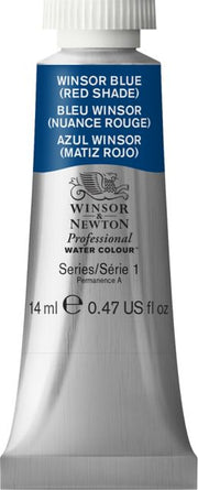 PROFESSIONAL WATERCOLOR 14ML WINSOR BLUE RED SHADE