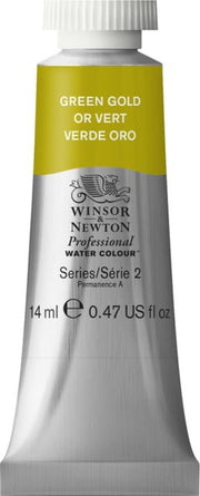 Professional Watercolor 14mL Green Gold