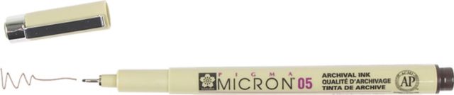 MICRON PEN .45MM SEPIA