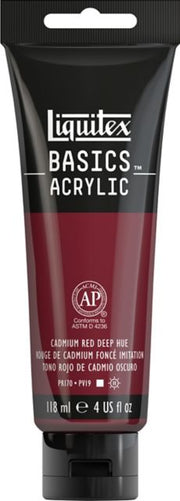 Basics 4oz Cadmium Red Deep