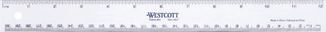 Westcott 30Cm/12'' Flexible Vinyl Ruler