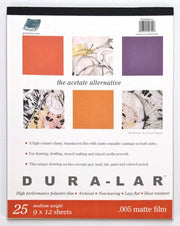 Dura-Lar Matte .005 9X12 25/Sheets