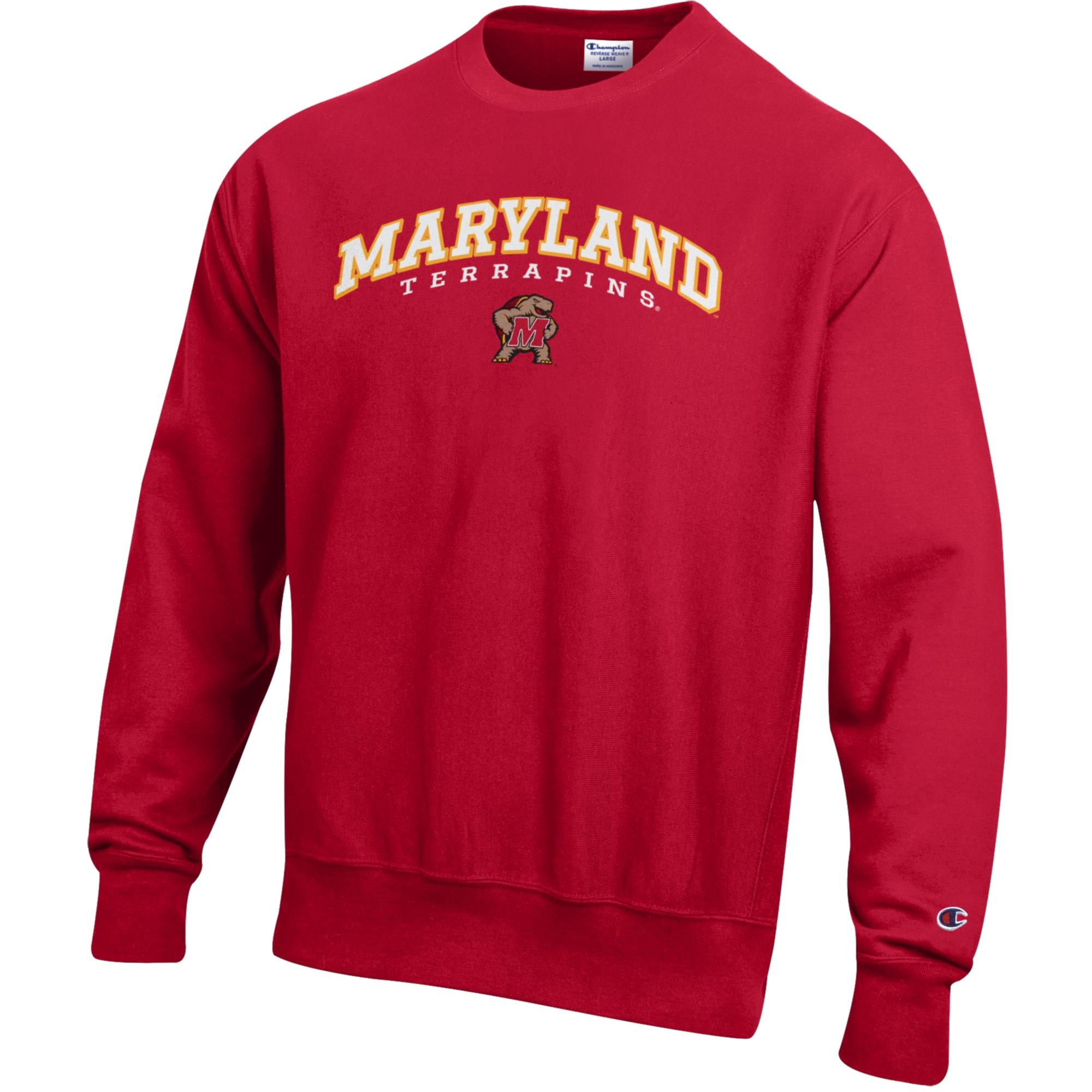 Maryland Terrapins Champion Reverse Weave Crewneck Sweatshirt